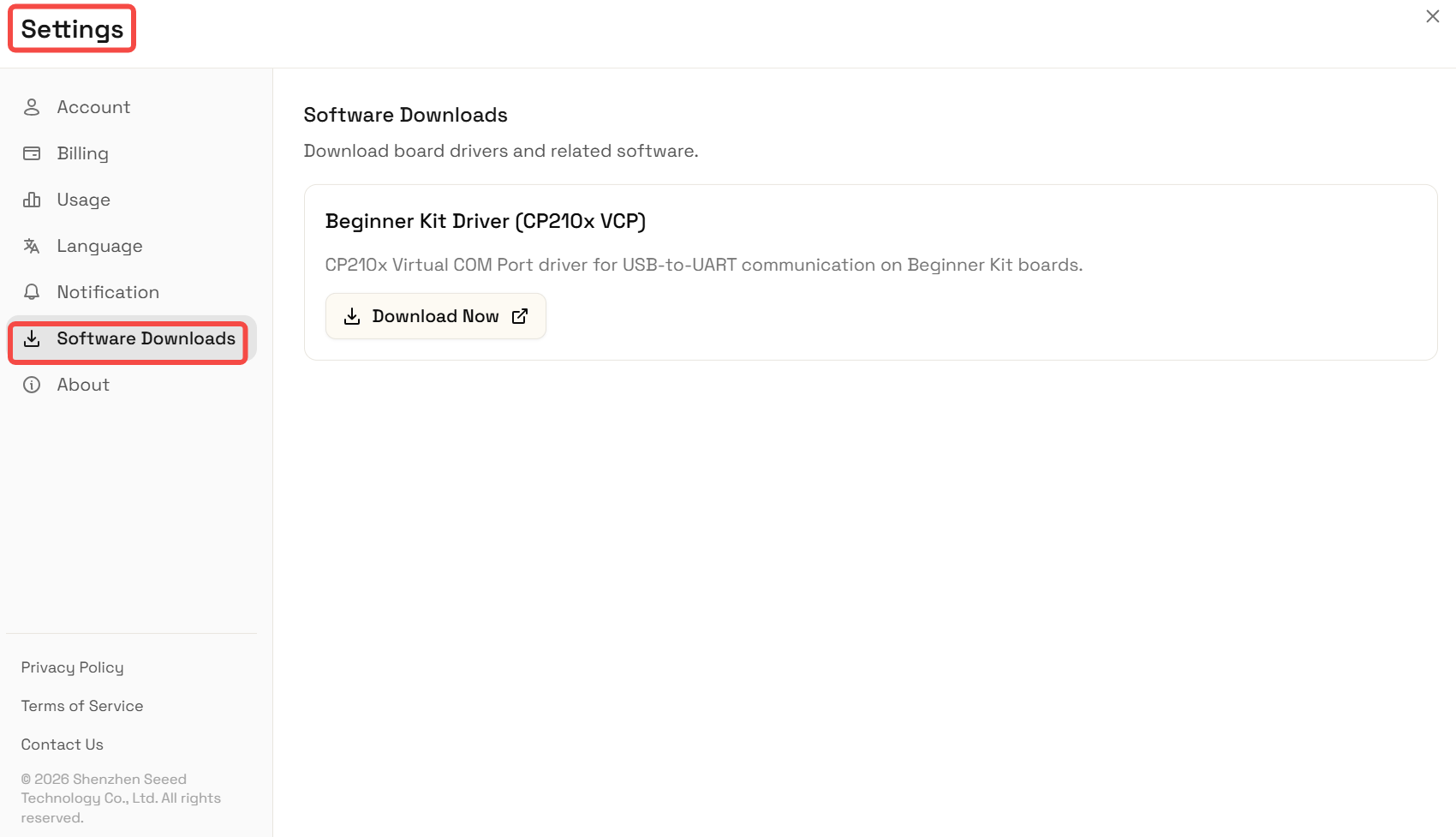 Grove Beginner Kit Windows Driver Tip 1