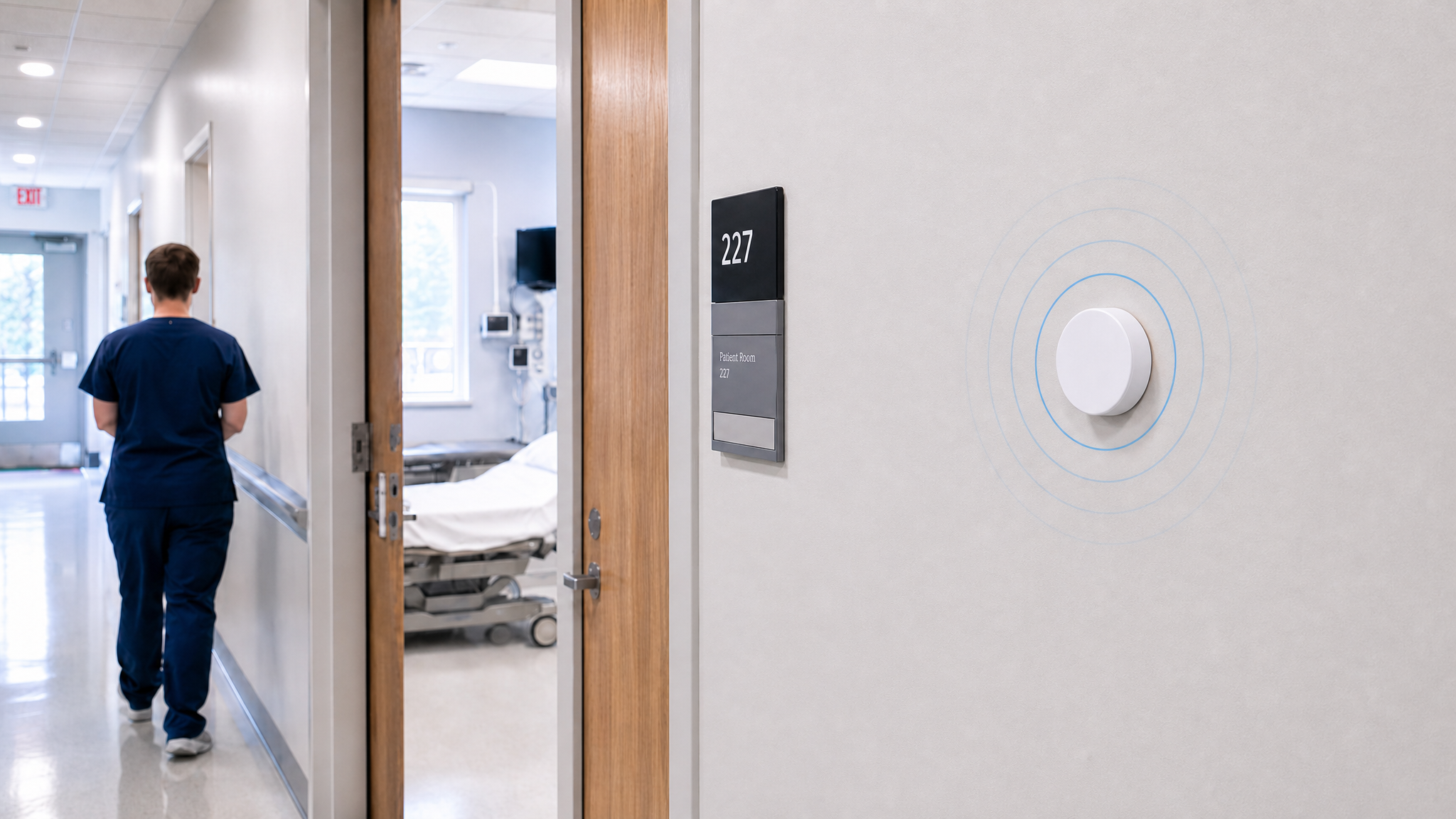 BC03 beacons in a clinic room