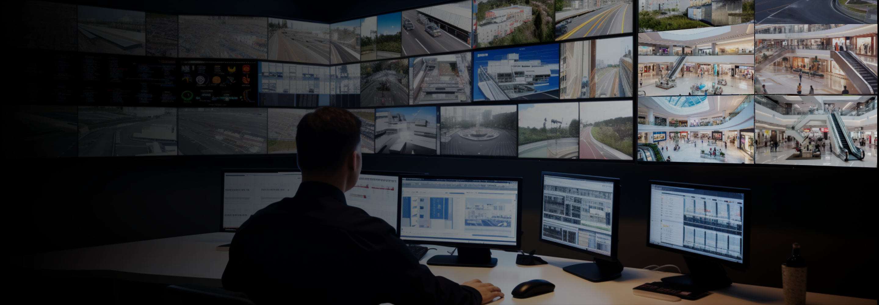 Multi-stream video monitoring centre