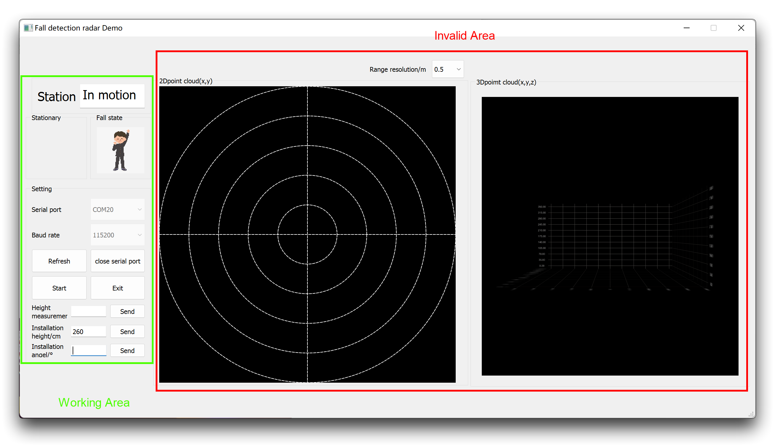 Human Fall Detection Radar Millimeter Wave Radar Sensor, ST