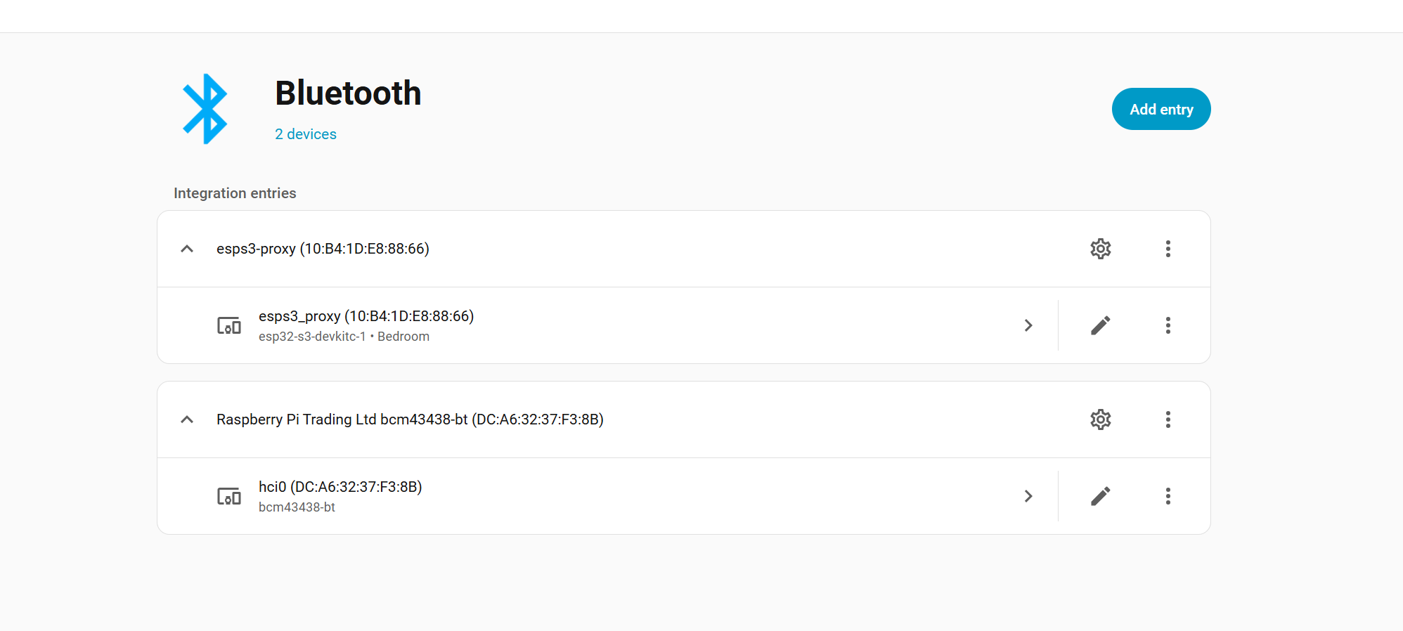 Éxito: Bluetooth Proxy conectado