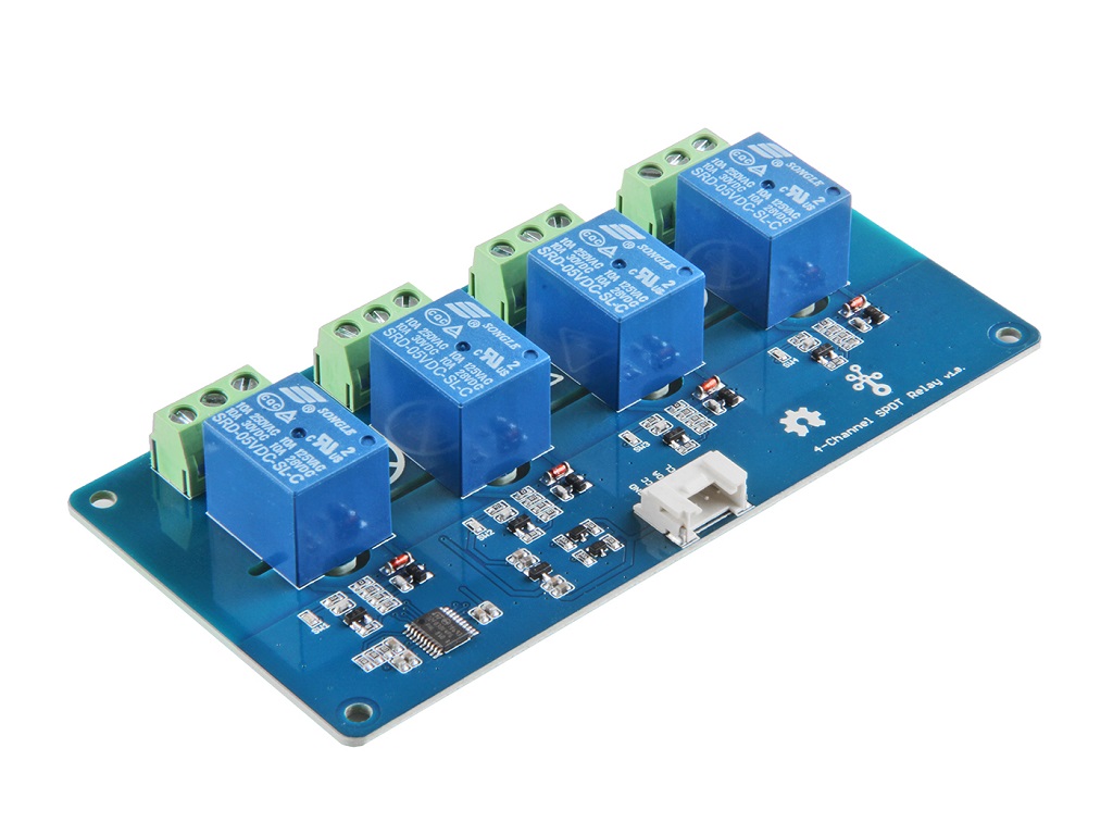 grove 4 channel spdt relay arduino