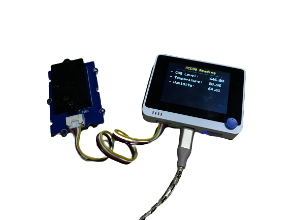 Combination temperature, humidity and C02 sensor