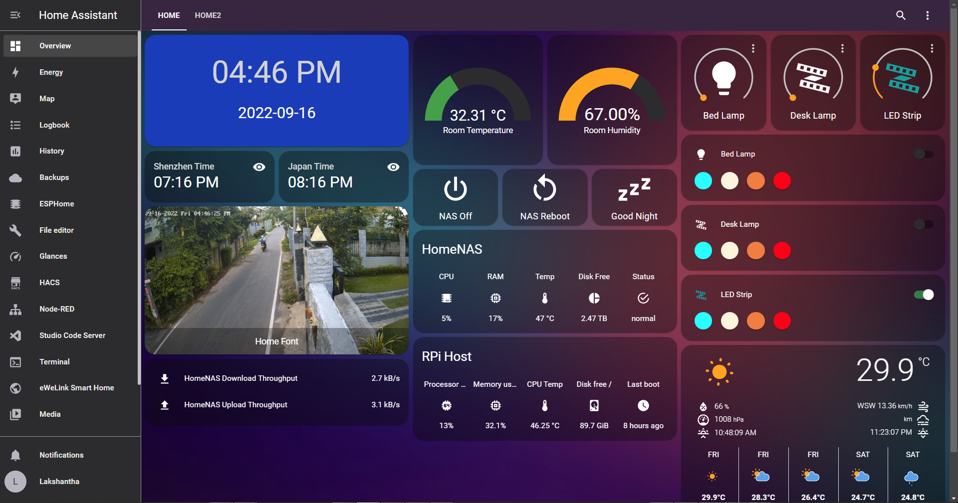 My current home assistant dashboard : r/homeassistant