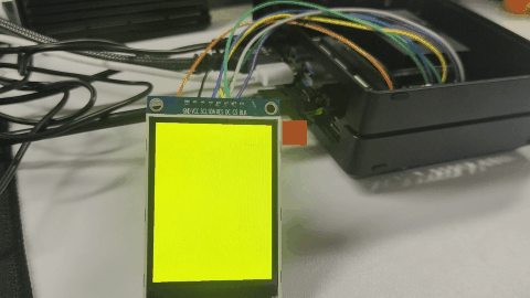 ST7789 display demo result