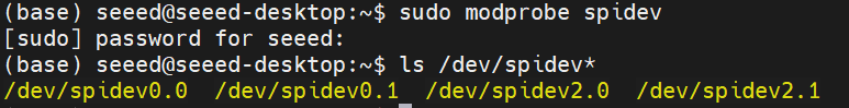 Check SPI device node