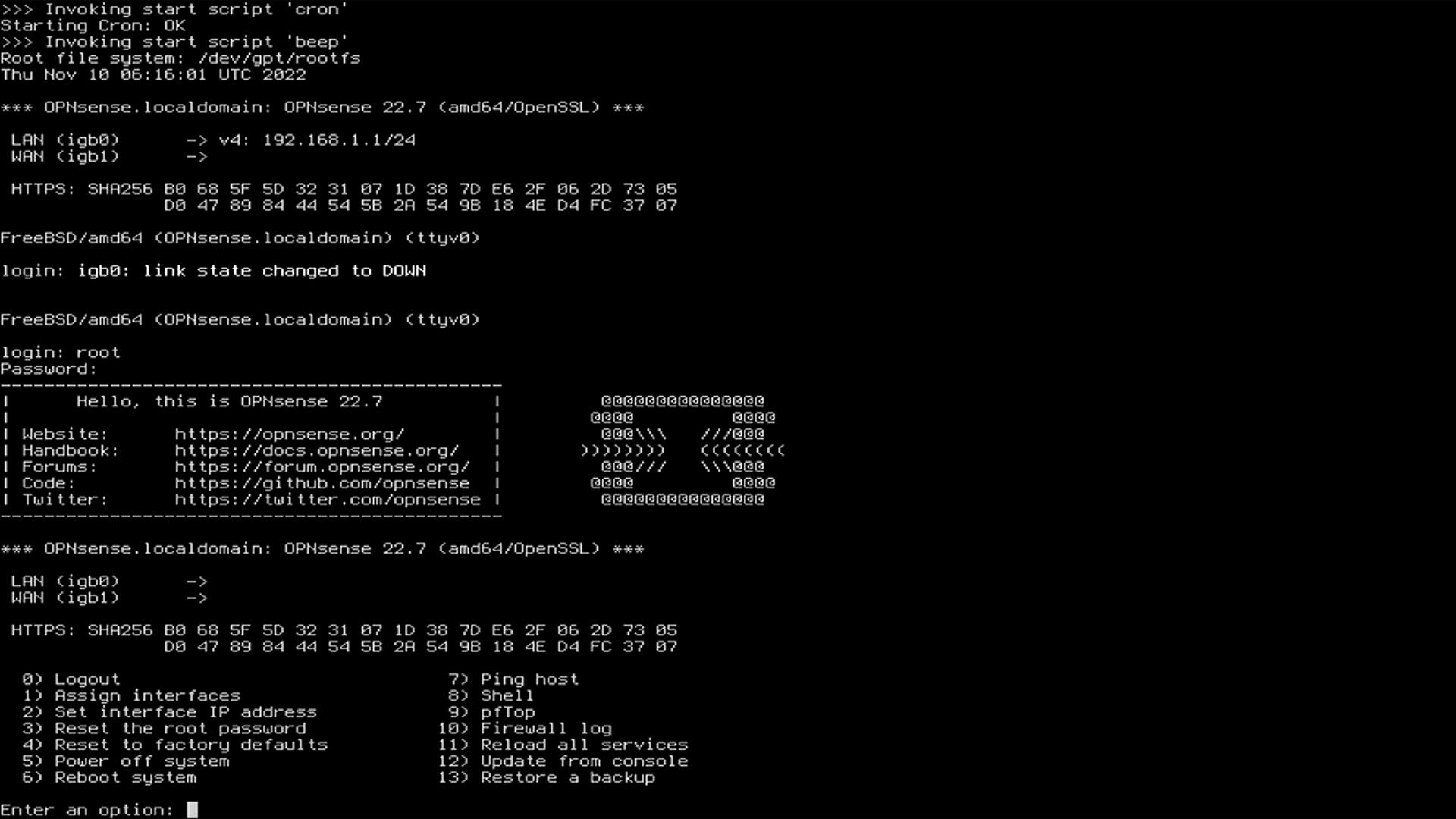 Can anyone tell me why my final installation is failing for opnsense? : r/OPNsenseFirewall