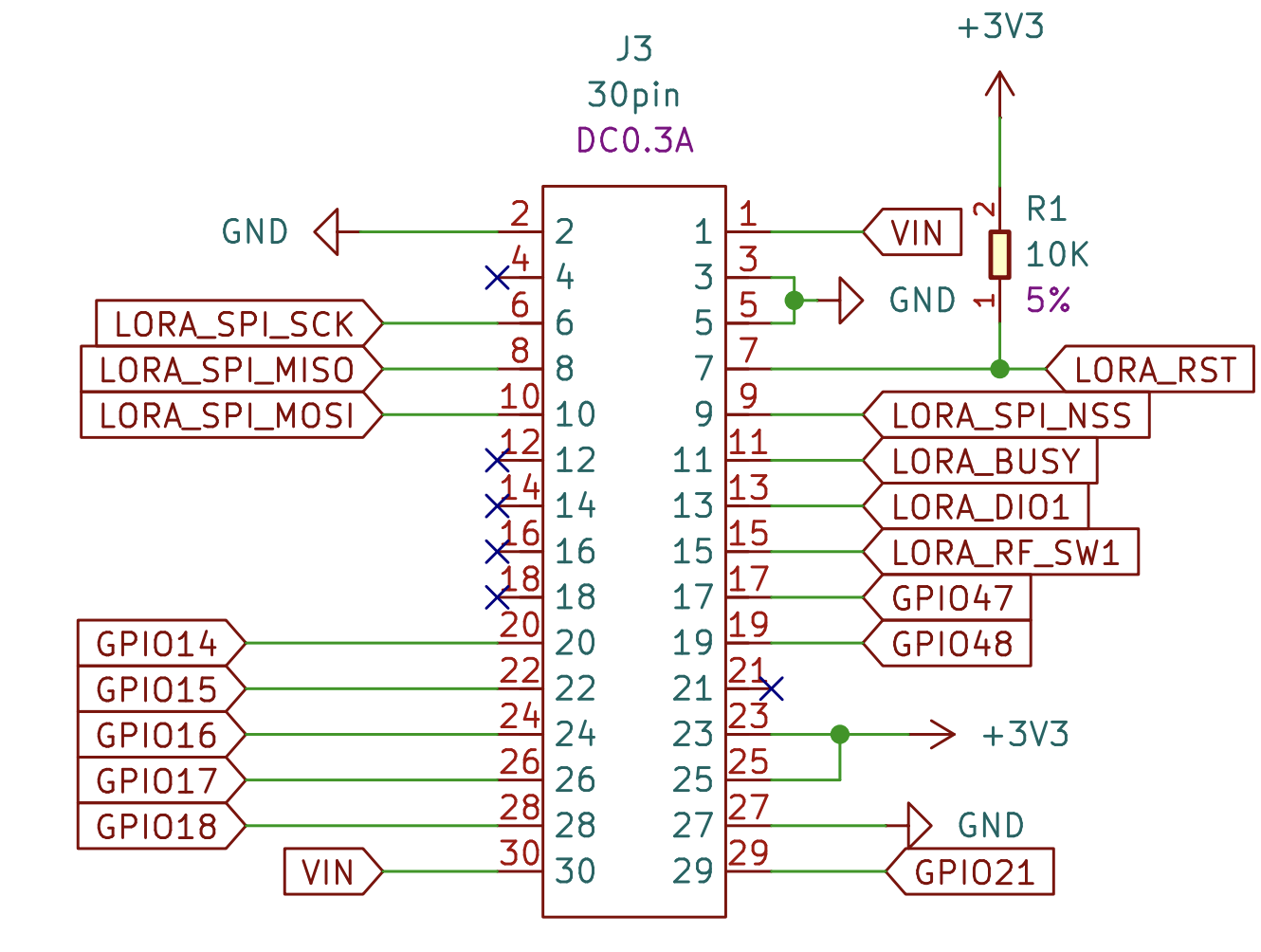B2B pin mapping between XIAO ESP32S3 and Wio-SX1262