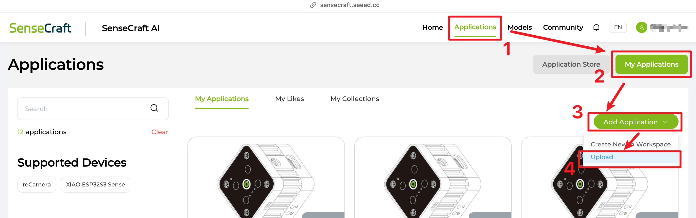 Create application
