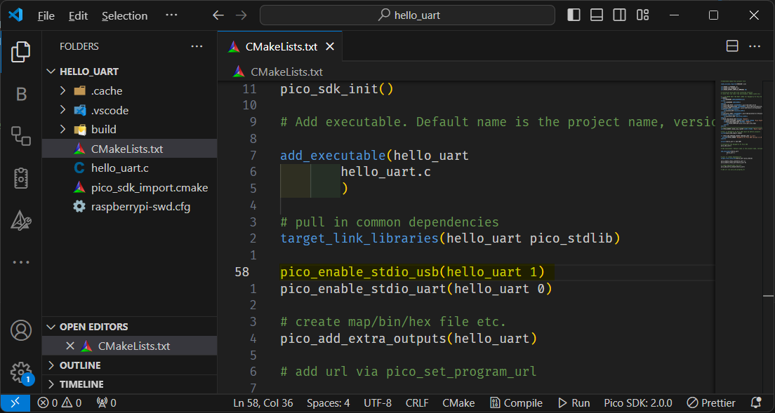 CMake USB Enabled