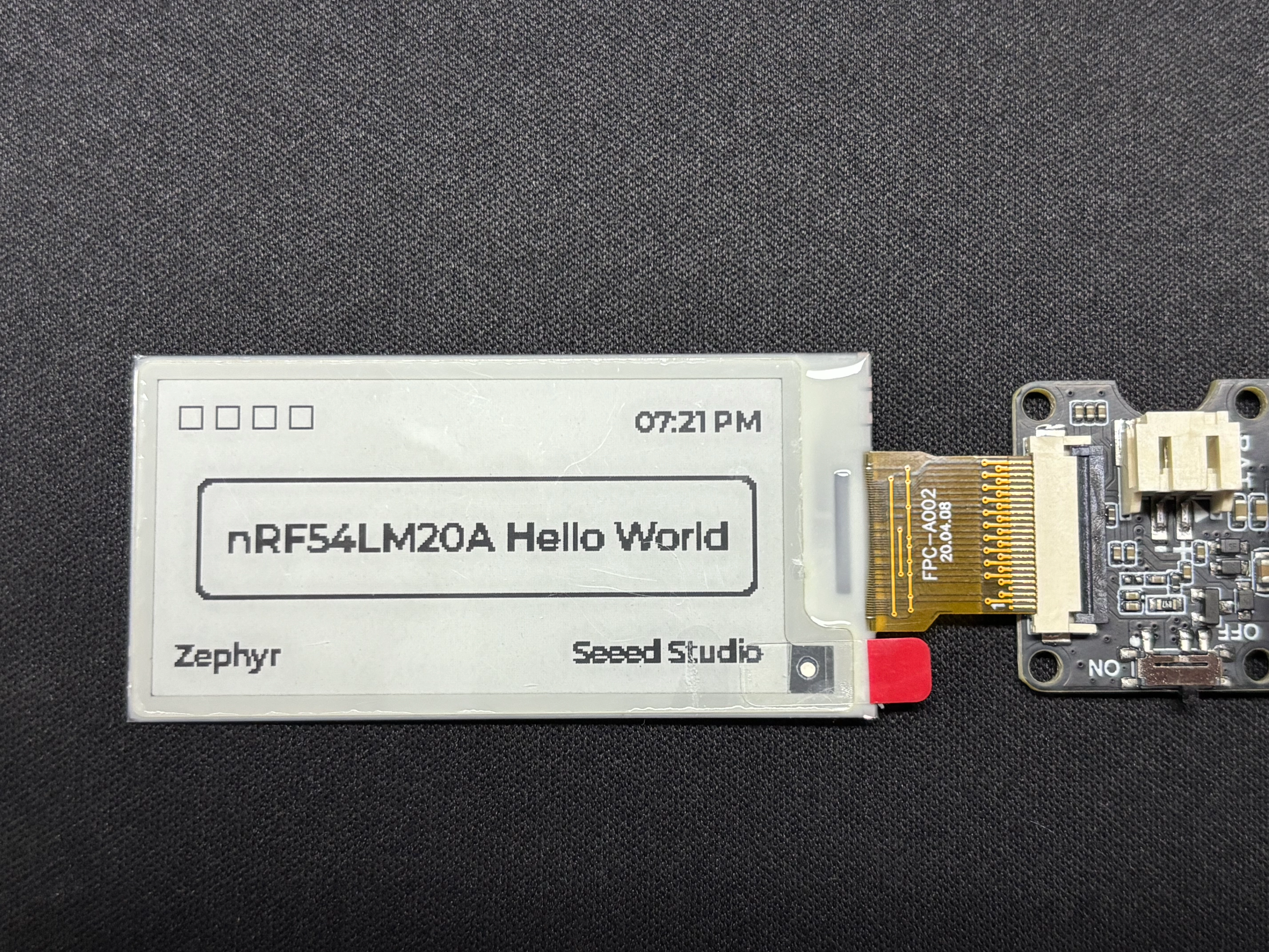 user_0b5f8ae4ページ Driving E-Paper and MicroSD Card with XIAO nRF54LM20A | Seeed