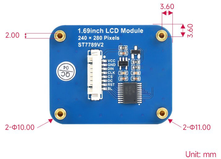 1.69 inch LCD SPI Display | Seeed Studio Wiki