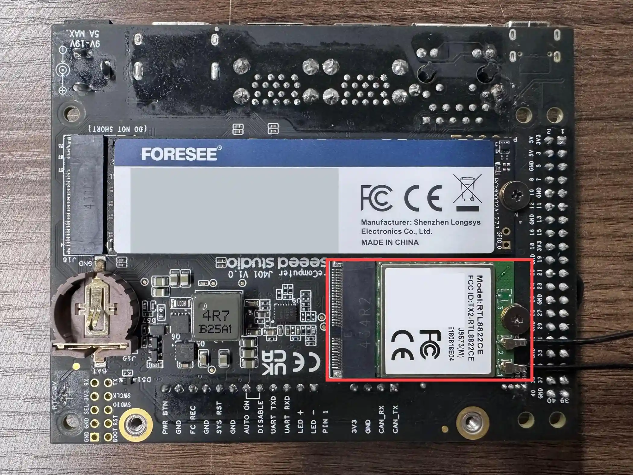 Jetson用RTL8822CE無線モジュール | Seeed Studio Wiki