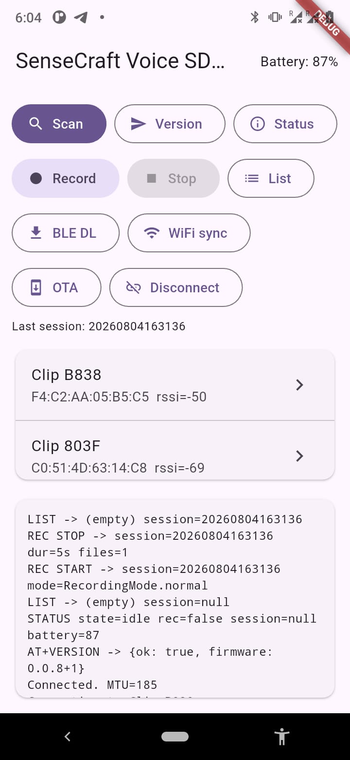 Transcription interface
