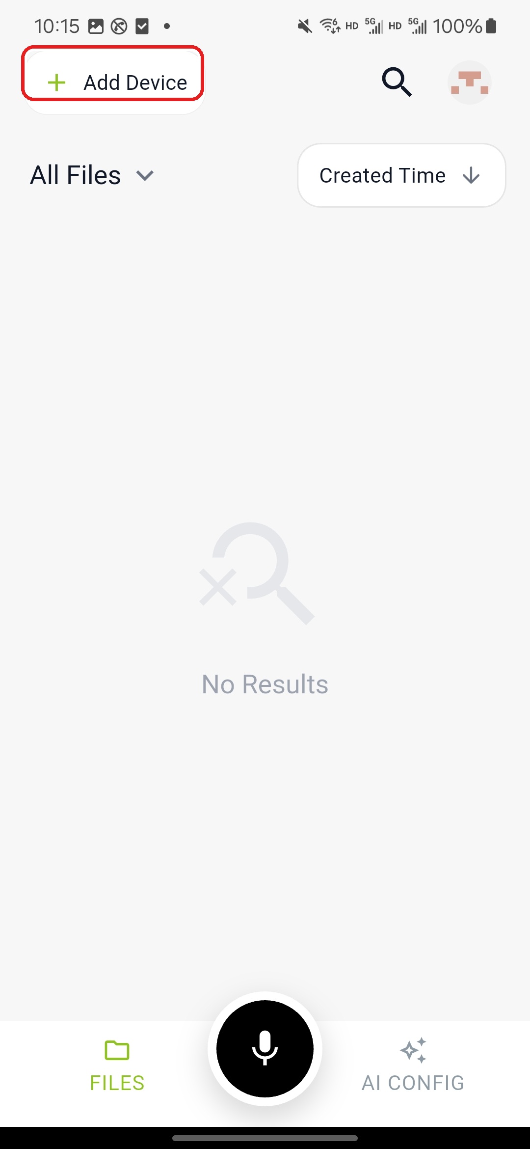 Tap Add Device