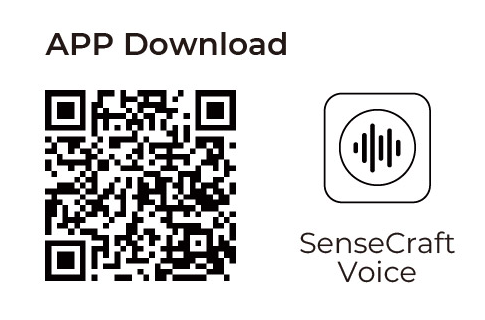 SenseCraft Voice App download QR code