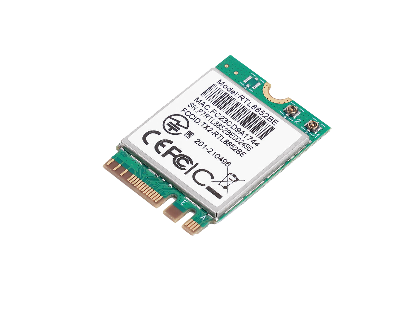 适用于 Jetson 的 Realtek M.2 Key E WiFi 和蓝牙模块