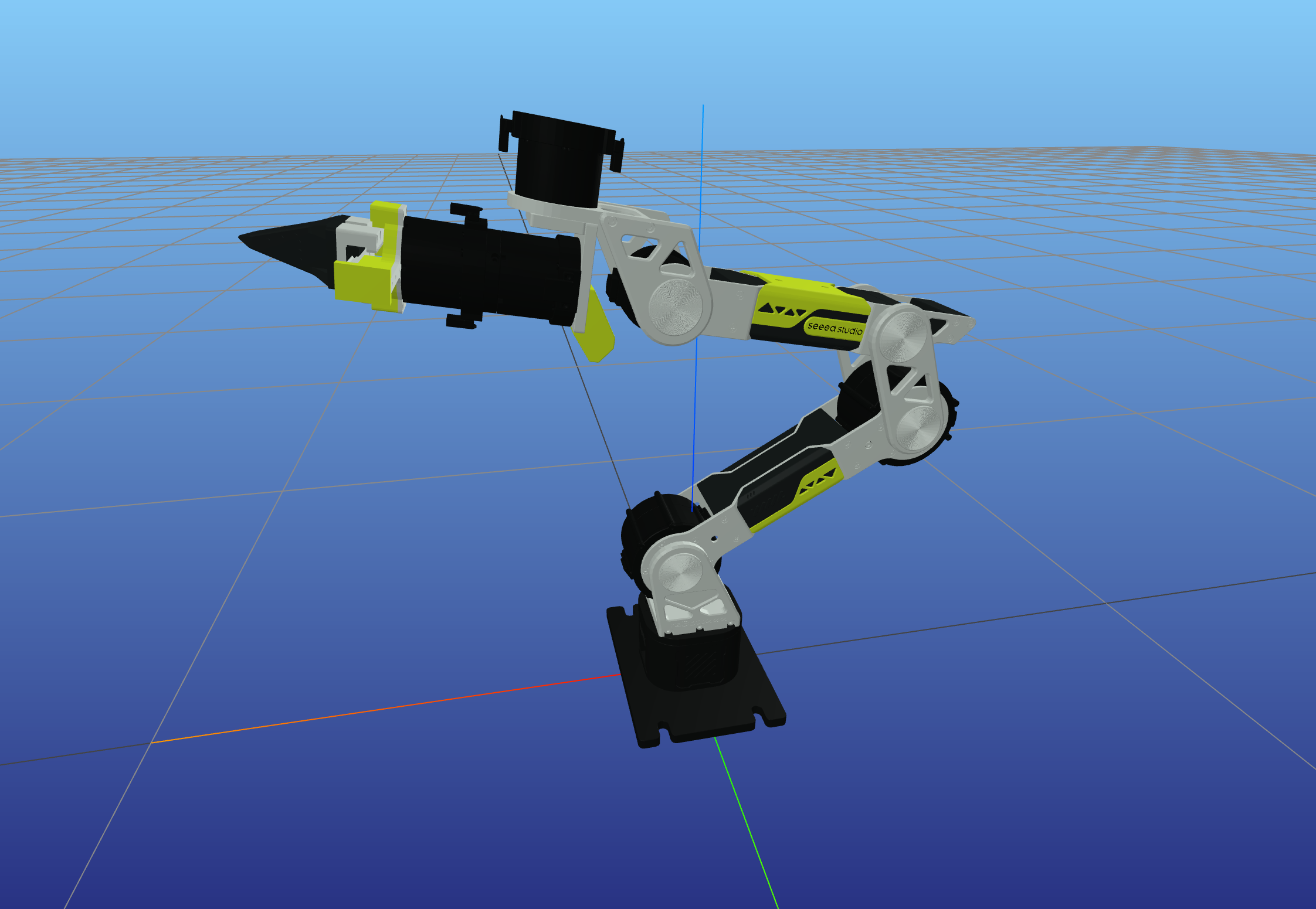 MeshCat simulation of the reBot Arm B601-RS