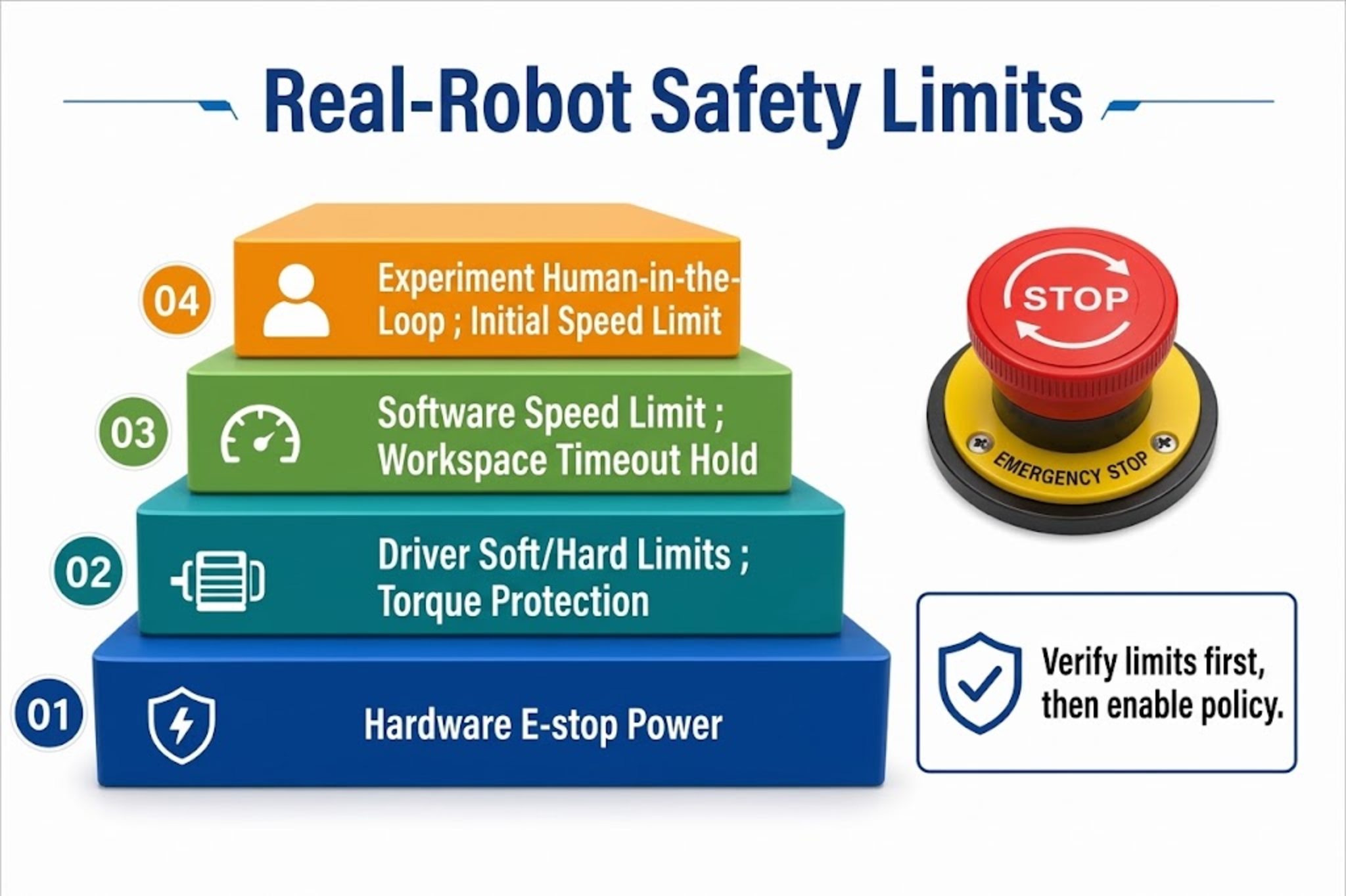 Real-robot safety limits