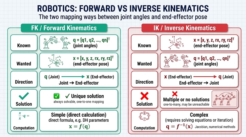 FK versus IK