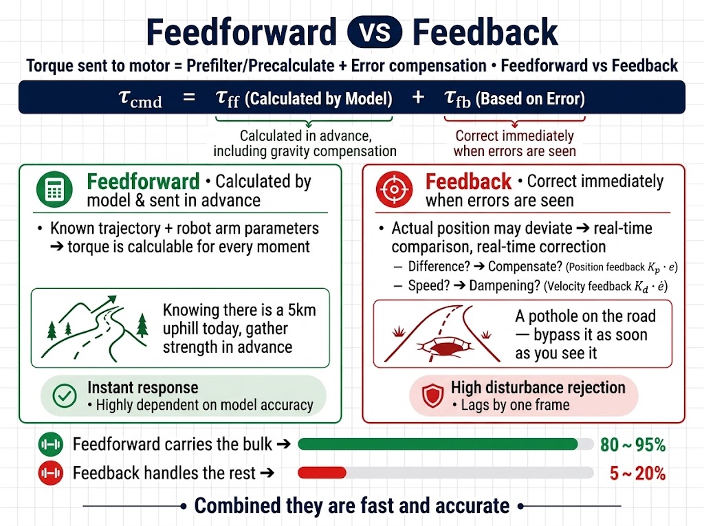 Feedforward versus feedback