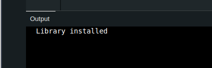 Library installed